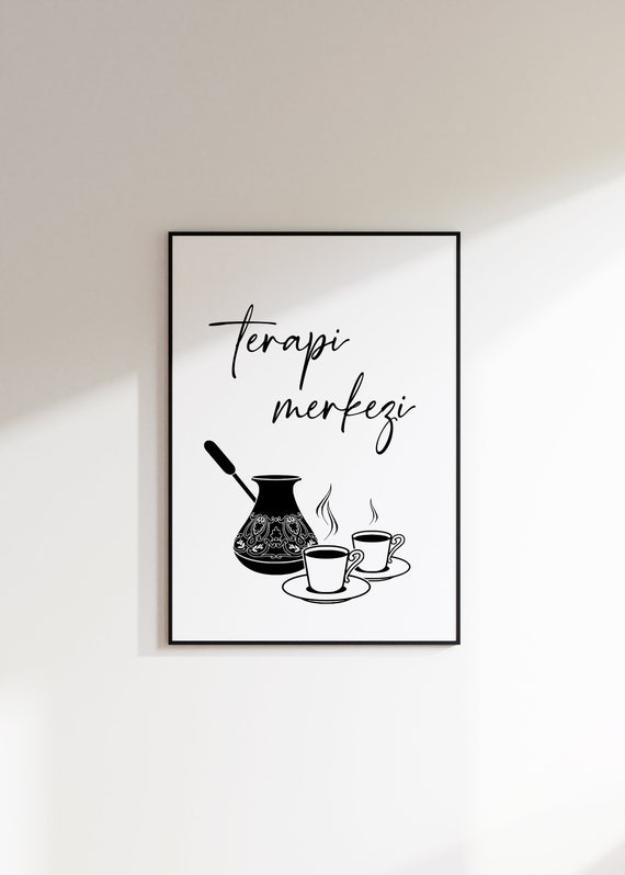 türkische Küchenposter, mutfak panosu, coffee lounge, coffee poster, kaffee poster, coffee guide , türkische Poster, kitchenprint,