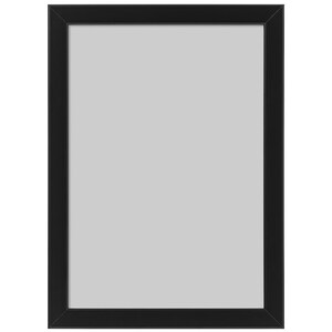 Peut inclure: Un cadre photo noir au design simple et &eacute;pur&eacute;. Le cadre est en bois et a une finition mate.