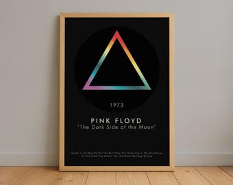 Conjunto de pôsteres do álbum 'Dark Side of the Moon' do Pink Floyd (Download Digital)