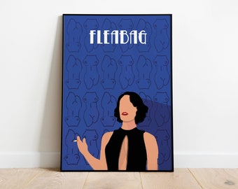 Fleabag TV Show Poster: Minimalist Feminist Art Print (Digital Download A1-A5, ISO Sizes)