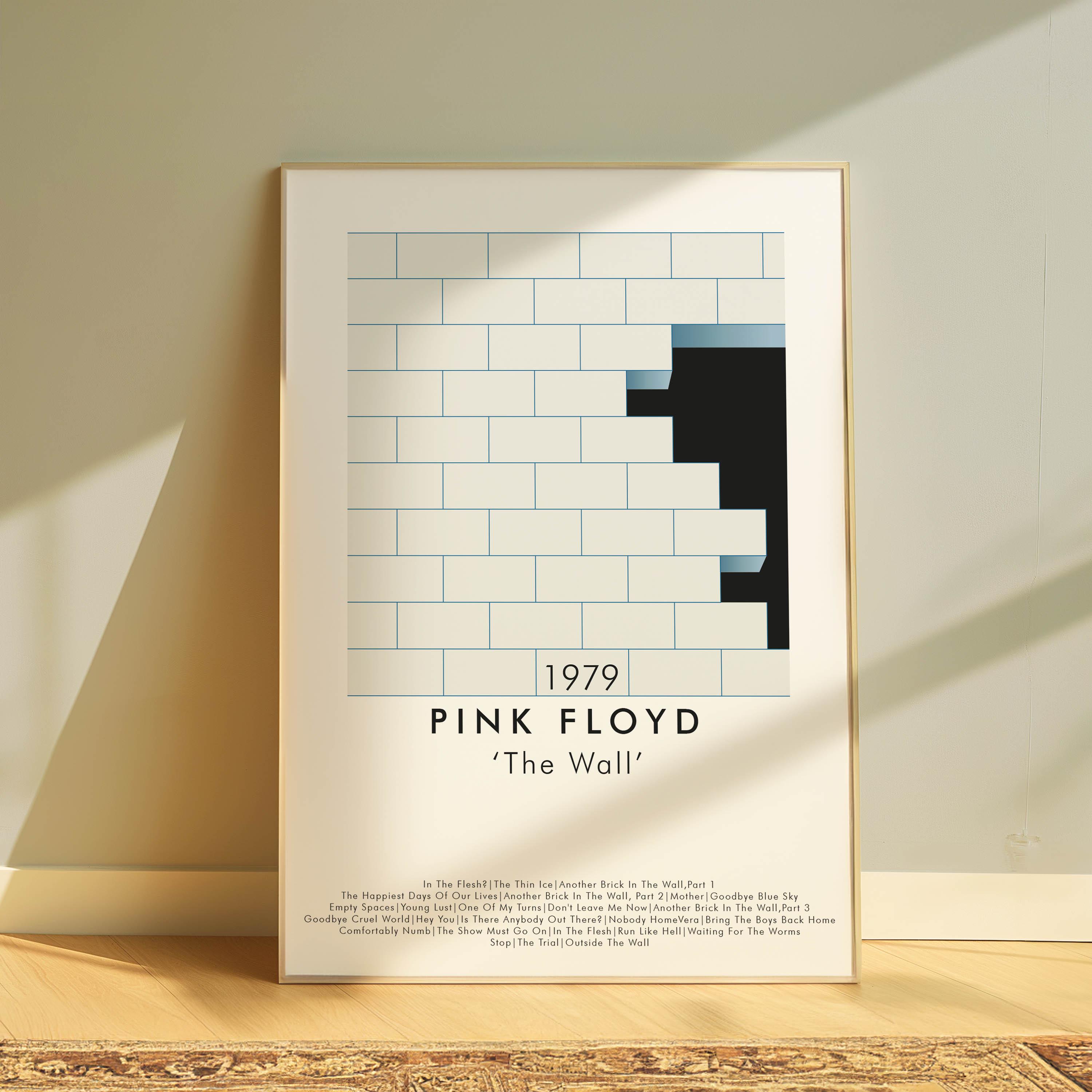 Pink Floyd the Wall Album Poster: Minimalist Music Print (PDF