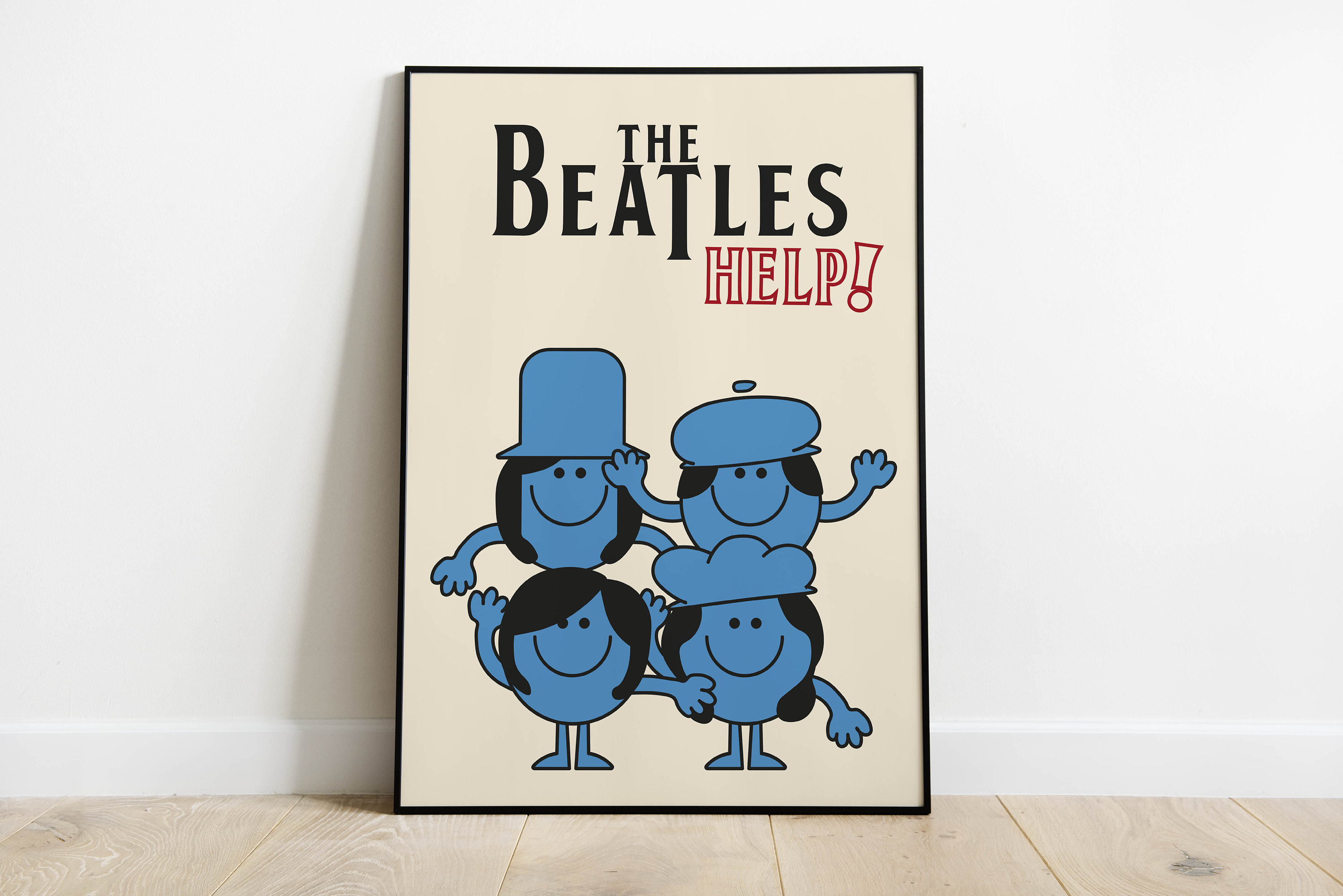 The Beatles Help - Etsy