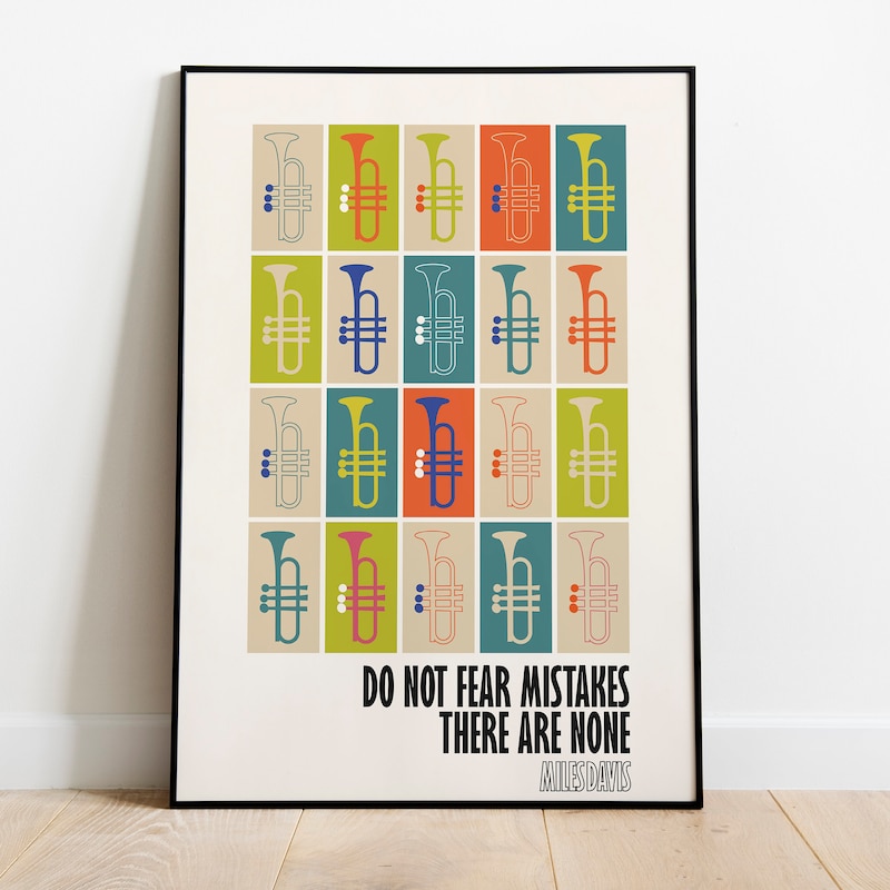 Stampa Artistica Da Parete Di Miles Davis Jazz, Stampa Digitale Di - Foto 3