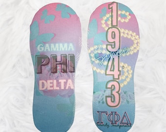 Custom Gamma Phi Delta Socks