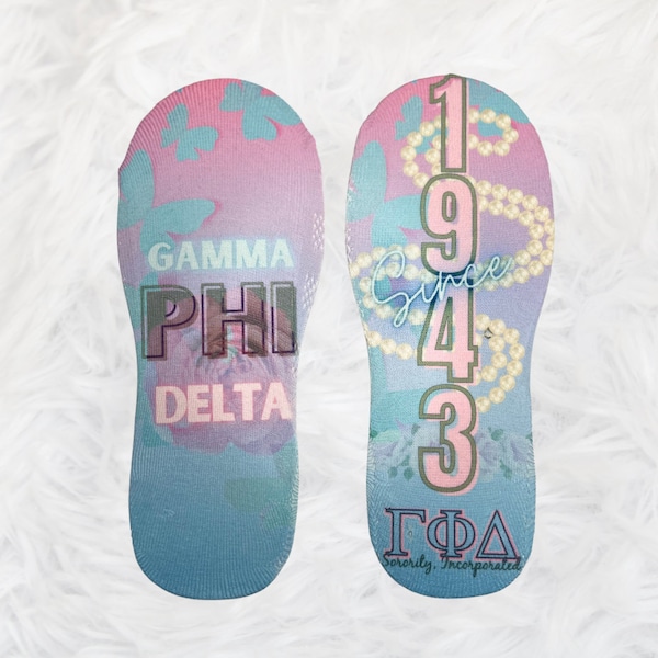 Custom Gamma Phi Delta Socks