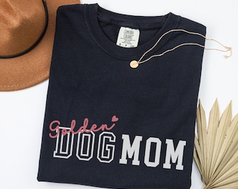 Golden Retriever Shirt, Golden Lover T-Shirt for Retriever Owner, Golden Mom Shirt, Golden Retriever Gift for Her, Golden Mama Gift