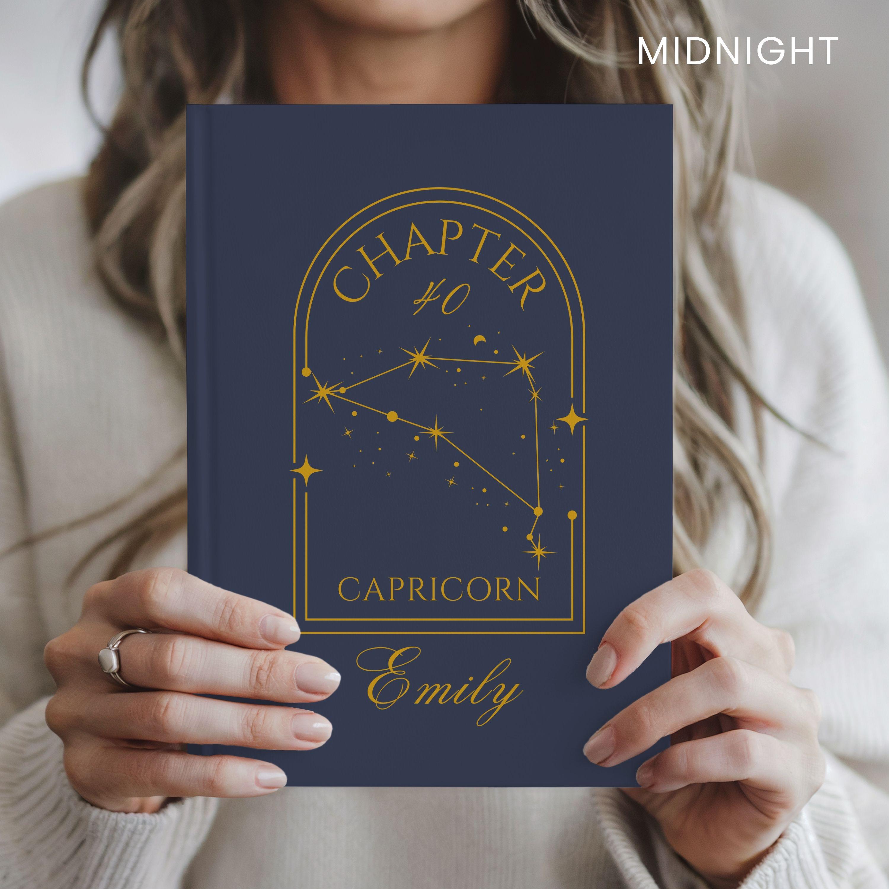 Custom 40th Birthday Capricorn Gift, Chapter 40 Birthday Journal, Personalized 40th Capricorn Journal, Gift for Sister Aunt Friend Coworker