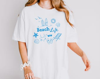 Beach Life Gift for Her, Retirement Gift for Her, Beach Lover Gift, Beach Vacation Shirt, Beach Day Shirt, Summer Vibes TShirt