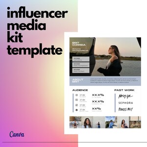 Media Kit One Pager Template