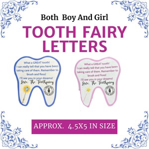Printable Tooth Fairy Letter | Tooth Fairy Letter for Boy | Tooth Fairy ...
