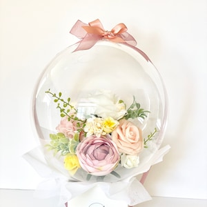 Valentines&#39;s Day Balloon Flower LED| Balloon bouquet| Mother&#39;s Day Flower, Graduation Flower, Birthday, Anniversary, Congratulations