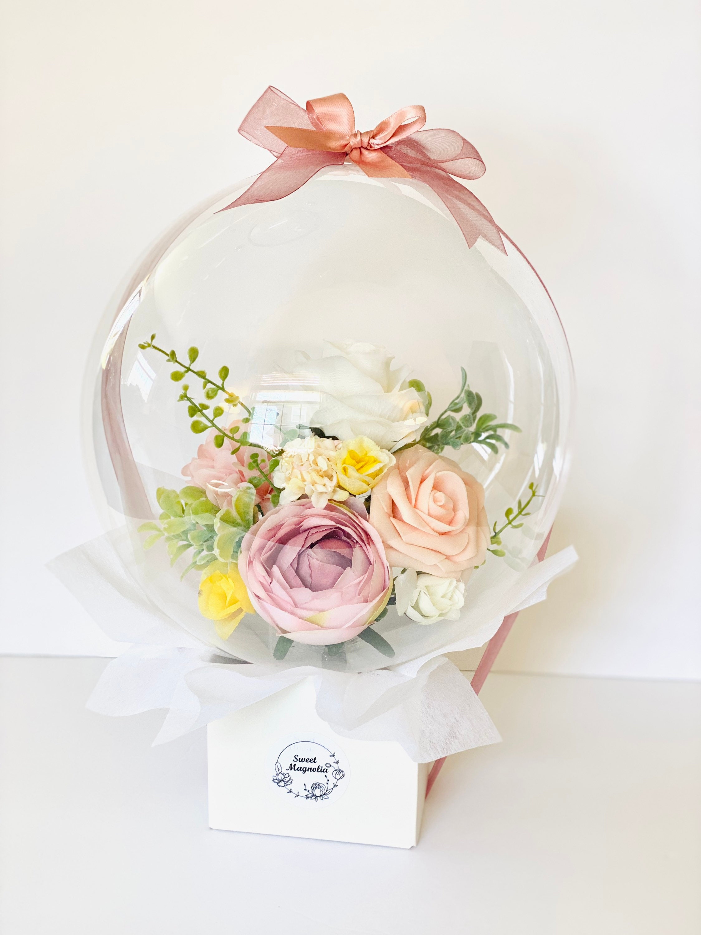 Balloon Flower Bouquet With LED | Personalized Gift - Etsy