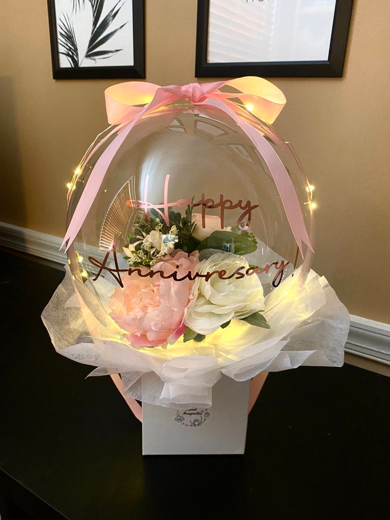 Mother's Day Balloon Flower LED Balloon Bouquet Etsy