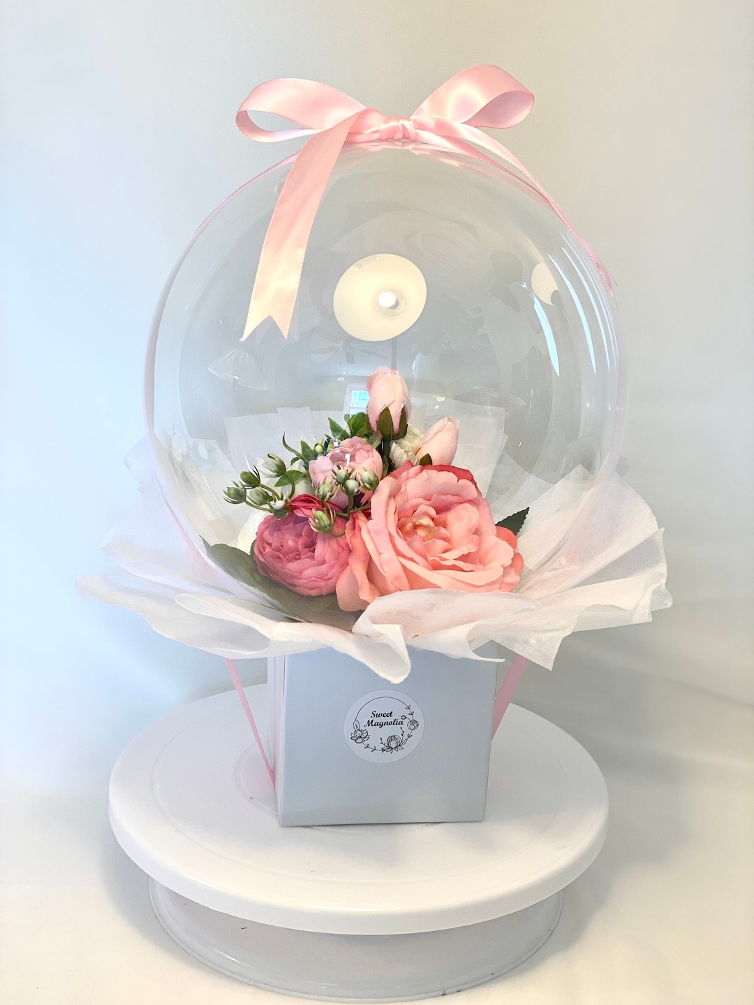 Balloon Flower Bouquet With LED | Mother's Day, Valentine's Gift - Etsy