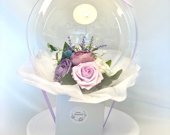 Bouquet de ballons de fleurs à DEL | Cadeau fête des mères, anniversaire, félicitations