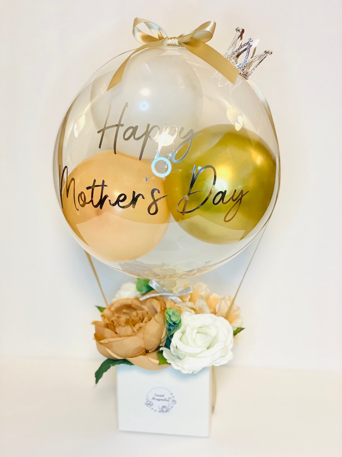 Mother's Day Balloon Flower Bouquet With LED Lights - Etsy
