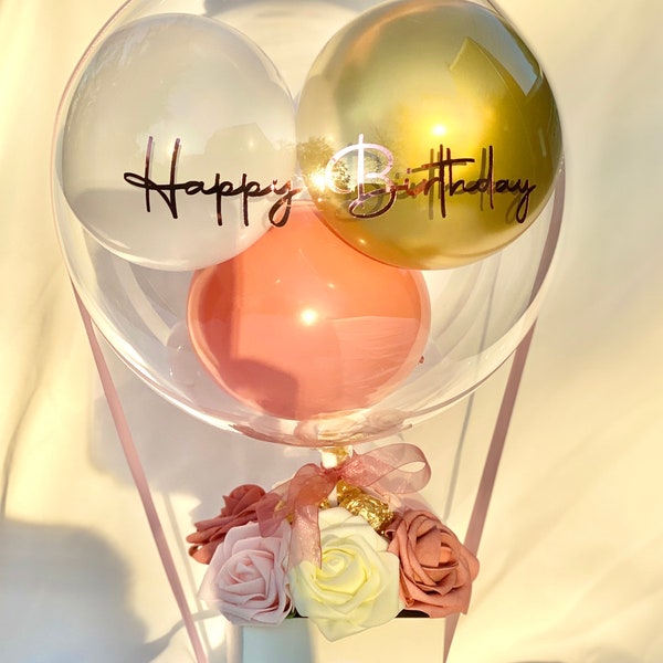 Valentines's Day Balloon Flower LED| Balloon bouquet| Mother's Day Flower, Graduation Flower, Birthday, Anniversary, Congratulations