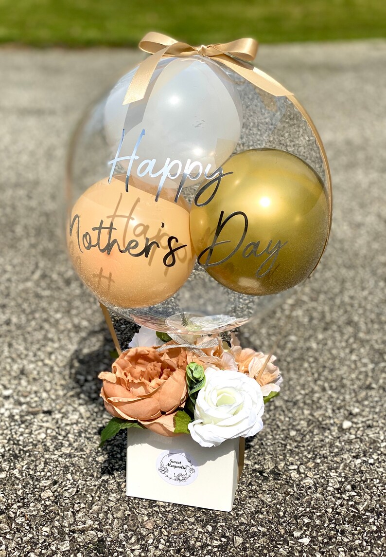 Mother's Day Balloon Flower Bouquet With LED Lights - Etsy