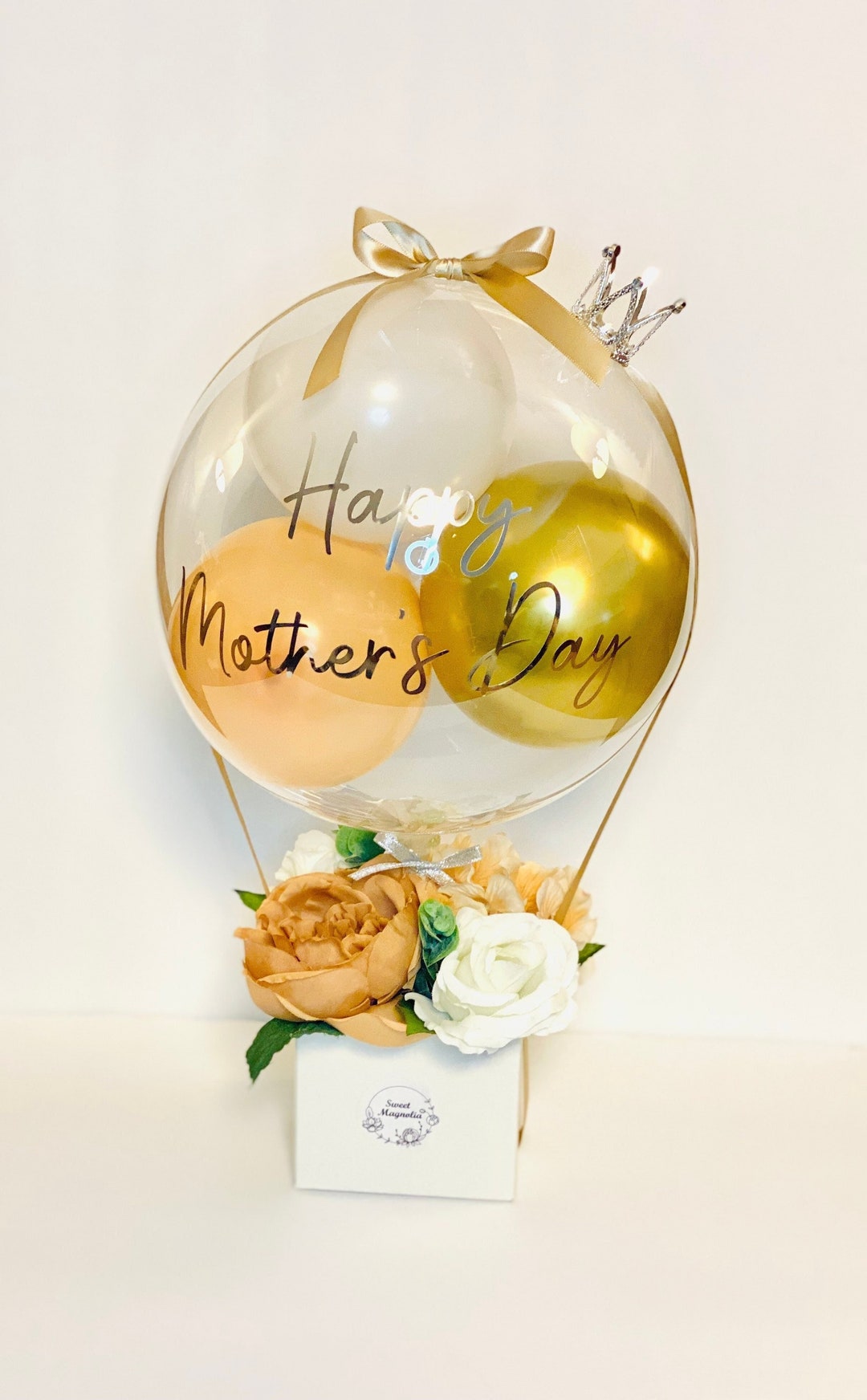 Mother's Day Balloon Flower Bouquet With LED Lights - Etsy