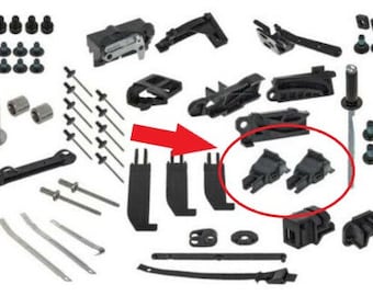 Schuifclip voor dakreparatie met zachte bovenkant links en rechts voor FIAT 500C