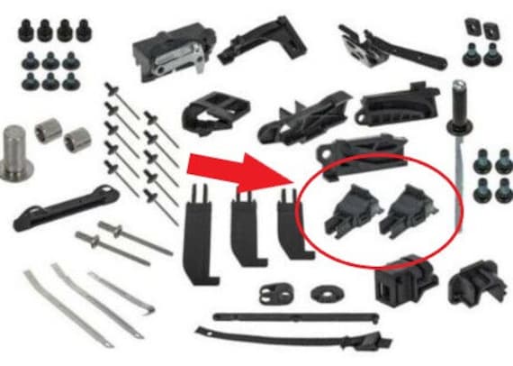 Left Right Soft Top Roof Repair Slider Clip for FIAT 500C Etsy