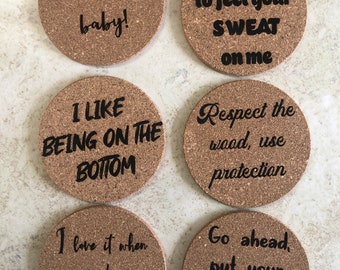 Dirty Saying Coaster set