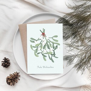 Weihnachtskarte Klappkarte mit Umschlag, Karte Weihnachten, Weihnachtskarte Kunden und Kollegen, Karte Weihnachten Familie, Weihnachtspost