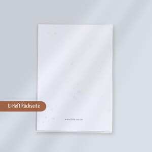 Funda de libro de registro de bebé personalizada con nombre, diseño de ballena, funda de registro de vacunación, funda de folleto de exámenes, regalo de bebé para nacimiento, regalo de baby shower imagen 9
