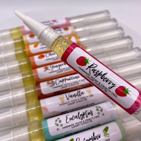 Cuticle Oil Pen / Handmade cuticle oil / 60 scents to choose from! / 3ml pen / Repairing cuticle oil / Nourishing cuticle oil