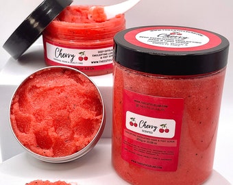 Luxury Hand & Foot Scrub / Emulsifying and Exfoliating / Luxury manicure / cuticle oil / body scrub / professional nail products / handmade