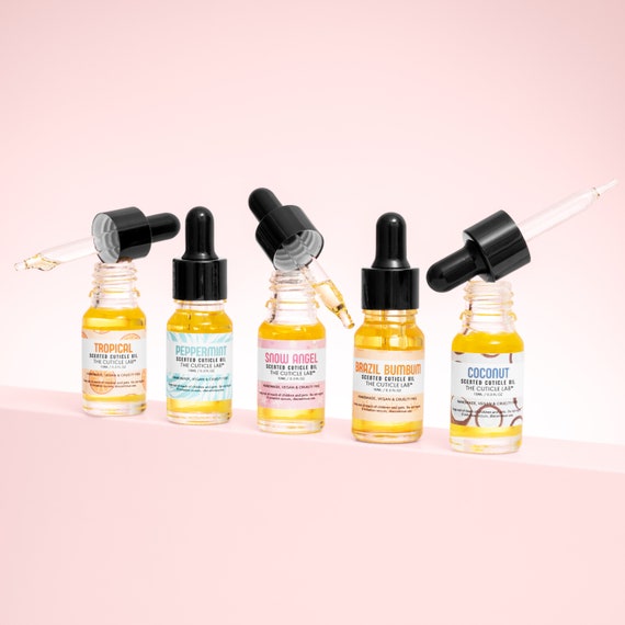 10ml Cuticle Oil Mini Dropper Bottle / Handmade cuticle oil / 60 scents to choose from! / cuticle oil / Nourishing cuticle oil