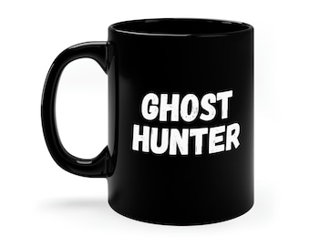Taza de cazador de fantasmas, regalos de cazador de fantasmas, taza paranormal, taza fantasma, taza espeluznante, regalo espeluznante