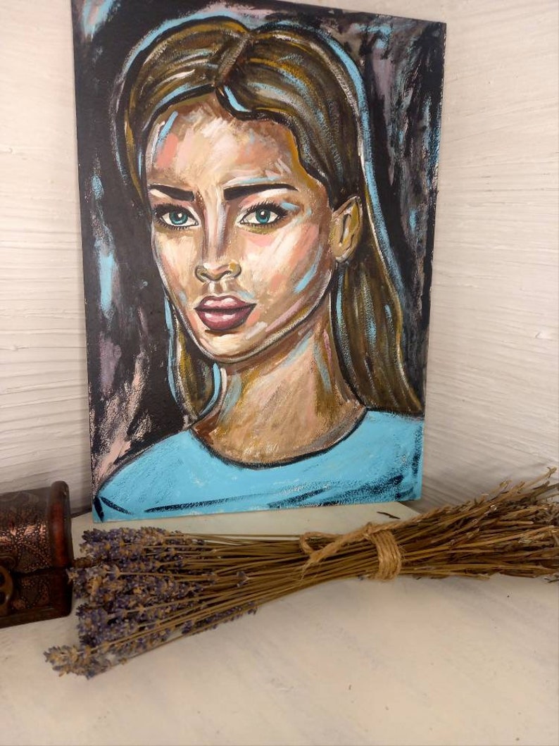 Ukrainian Woman Painting Ukrainian Art Ukraine Artwork Etsy