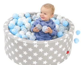 Gift diameter 115 cm Soft Jersey Baby Kids Children Ball Pit with 600 balls 