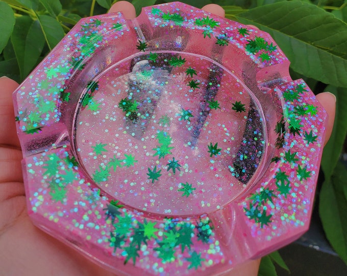 Pink Ashtray Etsy