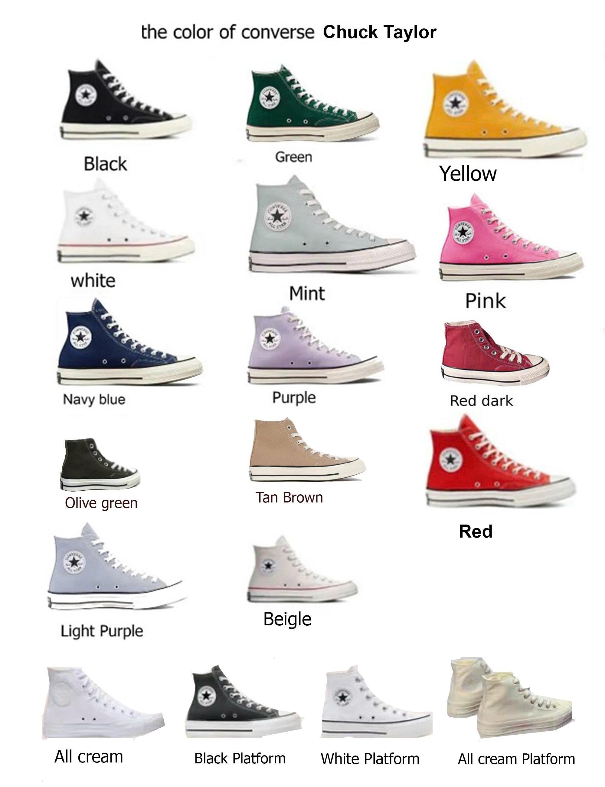 Cartoon Character Embroidered Converse Chuck Taylor Hight Top - Custom ...