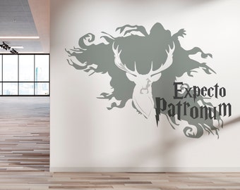 Expecto Patronum Wall Decor - Walldecor - Big Wall Letters - Letter Wall Art  - Waiting Room Decoration - Custom Vinyl Sticker