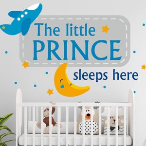 The Little Prince Wall Decor - Walldecor - Big Wall Letters - Letter Wall Art - Waiting Room Decoration - Pegatina de vinilo personalizada - Wallpaper