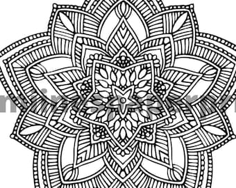 Mandala Flower Coloring Sheets