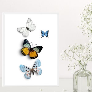 Printable Butterfly Art Butterfly Print Butterfly Wall Art - Etsy