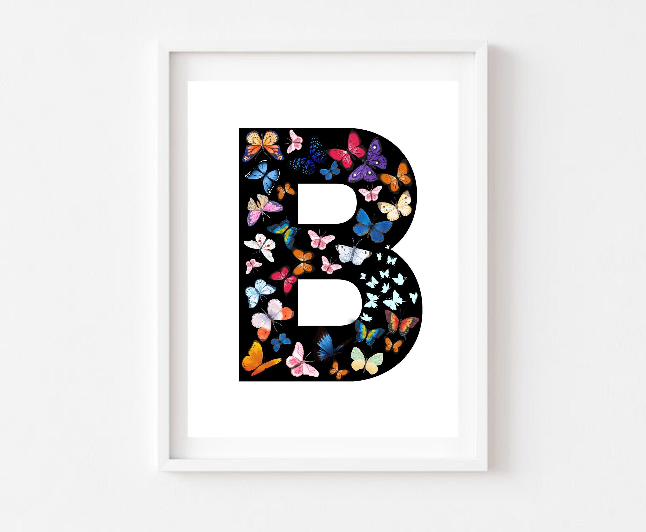 Printable Butterfly Art Butterfly Print Colorful - Etsy