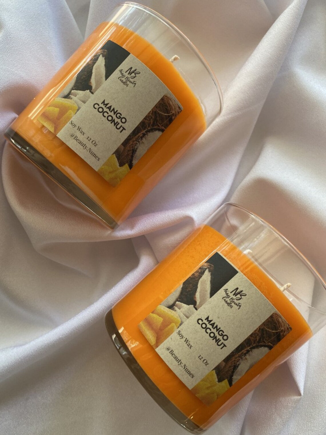 Mango and Coconut Candle Etsy