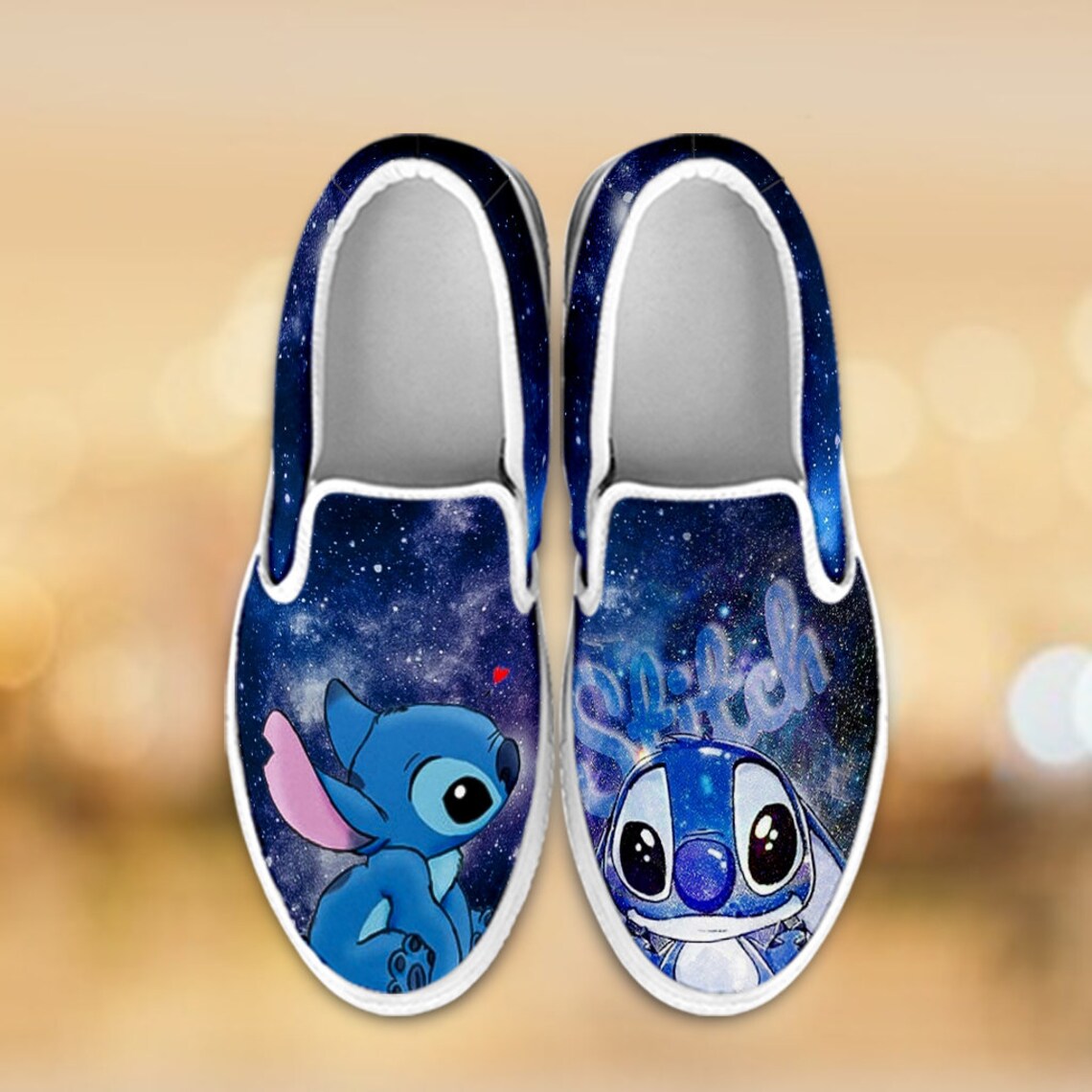 Lilo And Stitch Custom Slip Ons Stitch Canvas Shoes Lilo | Etsy