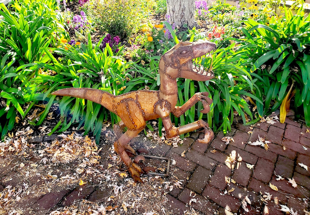 Dinosaur Garden Decoration 39h X 10w X 32d Etsy