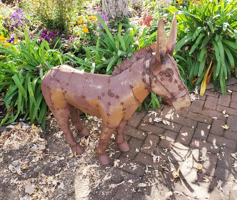Donkey Garden Decoration 39h X 12w X 36d Etsy