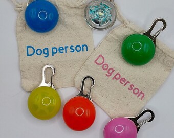 Sicherheitslicht Hund / Licht Hund / Leuchthalsband / Hund Dunkelheit / Nachtlicht / verschiedene Farben / wasserdicht