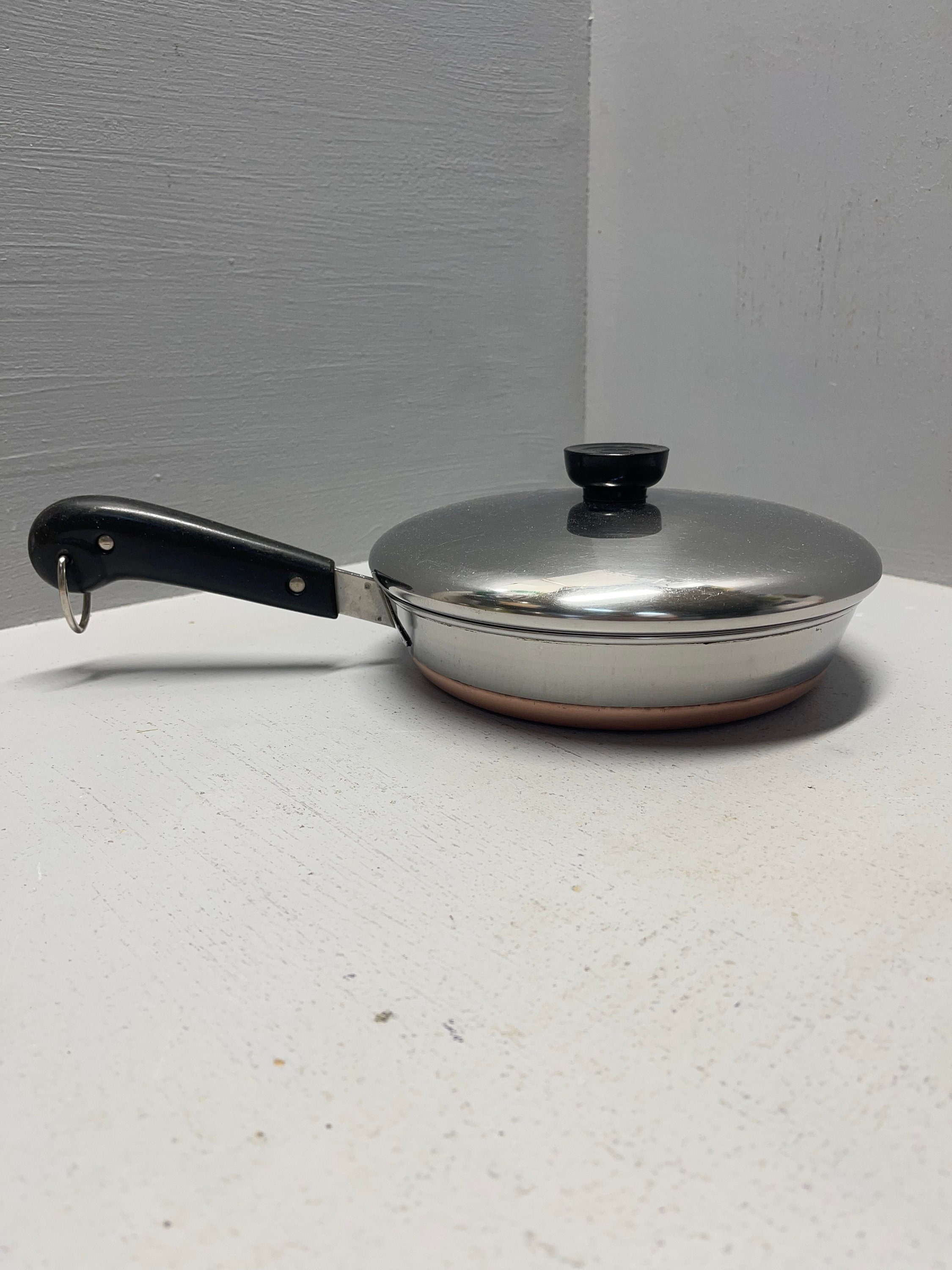 Replacement Lid Revere Ware 6 Qt. Stockpot 10 Fry Pan Skillet Copper  Stainless