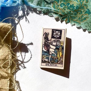 Épinglette des arcanes majeurs | Cartes de tarot Rider Waite | Épingle en bois spirituelle sorcière