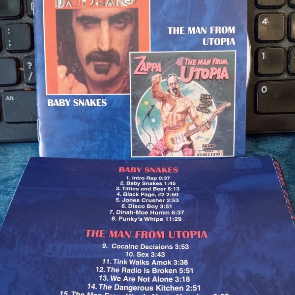 FRANK ZAPPA 2on1 CD - Baby Snakes 1979 + The Man From Utopia 1983 - Progressive Rock / Jazz / Experimental / Avantgarde