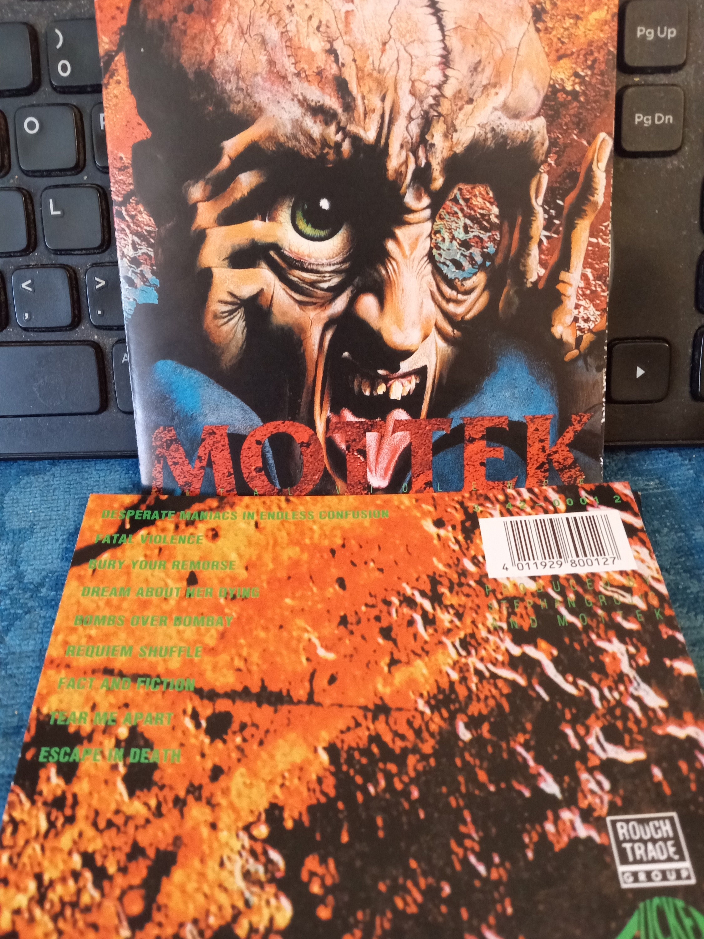MOTTEK CD - Fatal Violence - 1990 - Rare Thrash Metal / Speed 